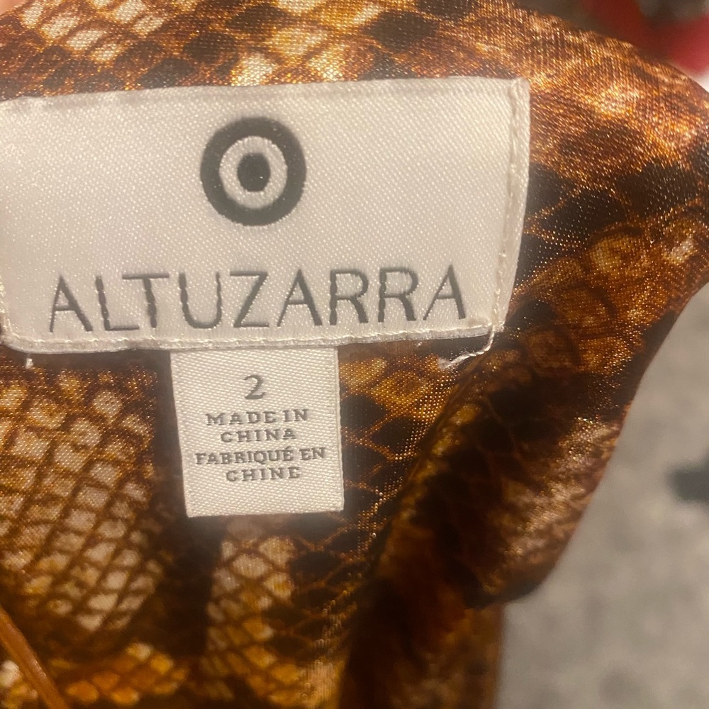 Altuzarra Leopard Python Print Dress - image 4